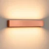 Applique Da Parete-Linea Light Applique led 41w 3000k bi emissione box w2 rame
