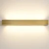Applique Da Parete-Linea Light Applique led 41w 3000k bi emissione box w2 ottone
