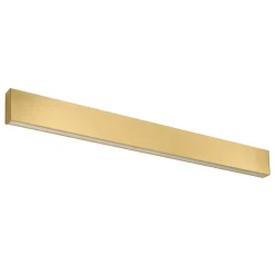 Applique Da Parete-Linea Light Applique led 41w 3000k bi emissione box w2 ottone