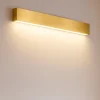 Applique Da Parete-Linea Light Applique led 28w 3000k bi emissione box w2 ottone