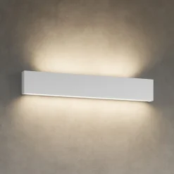 Applique Da Parete-Linea Light Applique led 28w 2700k bi emissione box w2 bianca
