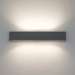 Applique Da Parete-Linea Light Applique led 28w 2700k bi emissione cemento box w2