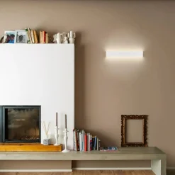 Applique Da Parete-Linea Light Applique led 19w 4000k bi emissione box w2 bianco