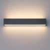 Applique Da Parete-Linea Light Applique led 28w 3000k bi emissione box w2 cemento