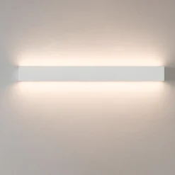 Applique Da Parete-Linea Light Applique led 41w 3000k bi emissione box w2 bianco