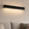 Applique Da Parete-Linea Light Applique led 28w 3000k bi emissione nero box w2