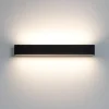 Applique Da Parete-Linea Light Applique led 41w 4000k bi emissione nero box w2 moderna