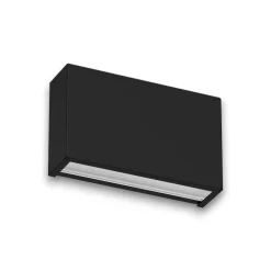 Applique Da Parete-Linea Light Applique led 6w 2700k box w1 nero mono emissione