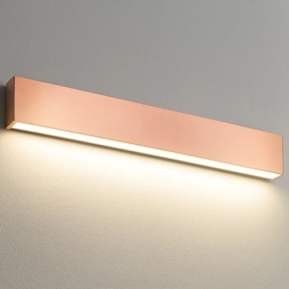 Applique Da Parete-Linea Light Applique led 28w 2700k box w1 rame mono emissione