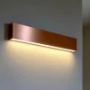 Applique Da Parete-Linea Light Applique led 28w 3000k box w1 rame mono emissione