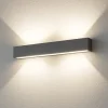 Applique Da Parete-Linea Light Applique led 41w 2700k cemento box w2 bi emissione