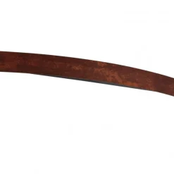 Applique Da Parete-Linea Light Applique led 35w 3000k curve 93cm corten moderna