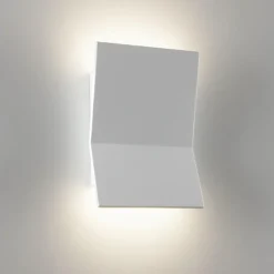 Applique Da Parete-Selezionato da Mazzolaluce Applique led 18w 3000k design gesso ceramica bianca