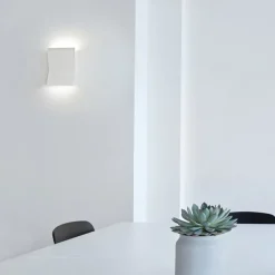 Applique Da Parete-Selezionato da Mazzolaluce Applique led 18w 3000k design gesso ceramica bianca