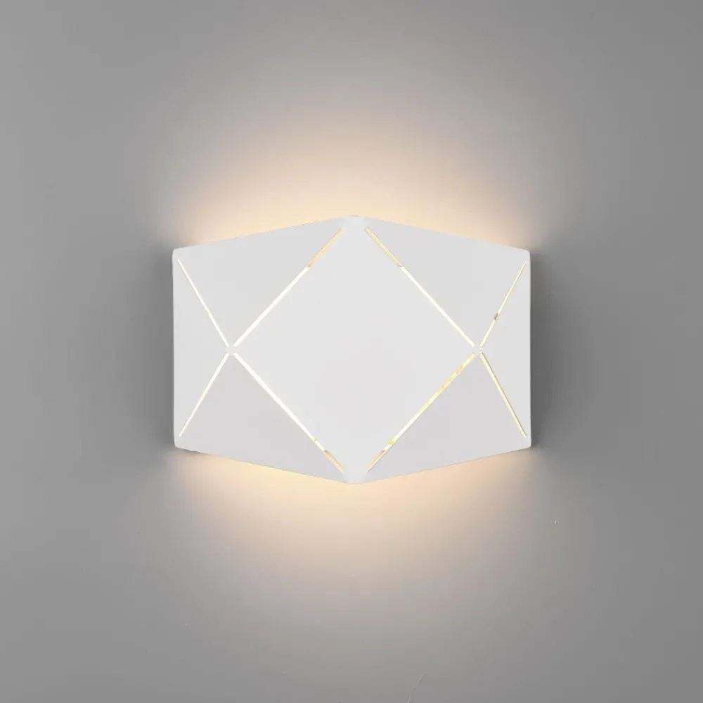 Applique Da Parete-Selezionato da Mazzolaluce Applique led 6w 3000k design moderna bianco per interni