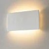 Applique Da Parete-Selezionato da Mazzolaluce Applique led 24w 2700k gesso cristaly bianco rettangolare