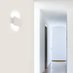 Applique Da Parete-Selezionato da Mazzolaluce Applique led 24w 2700k gesso cristaly bianco rettangolare