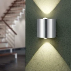 Applique Da Parete-Selezionato da Mazzolaluce Applique led 6w 3000k grigio design moderna