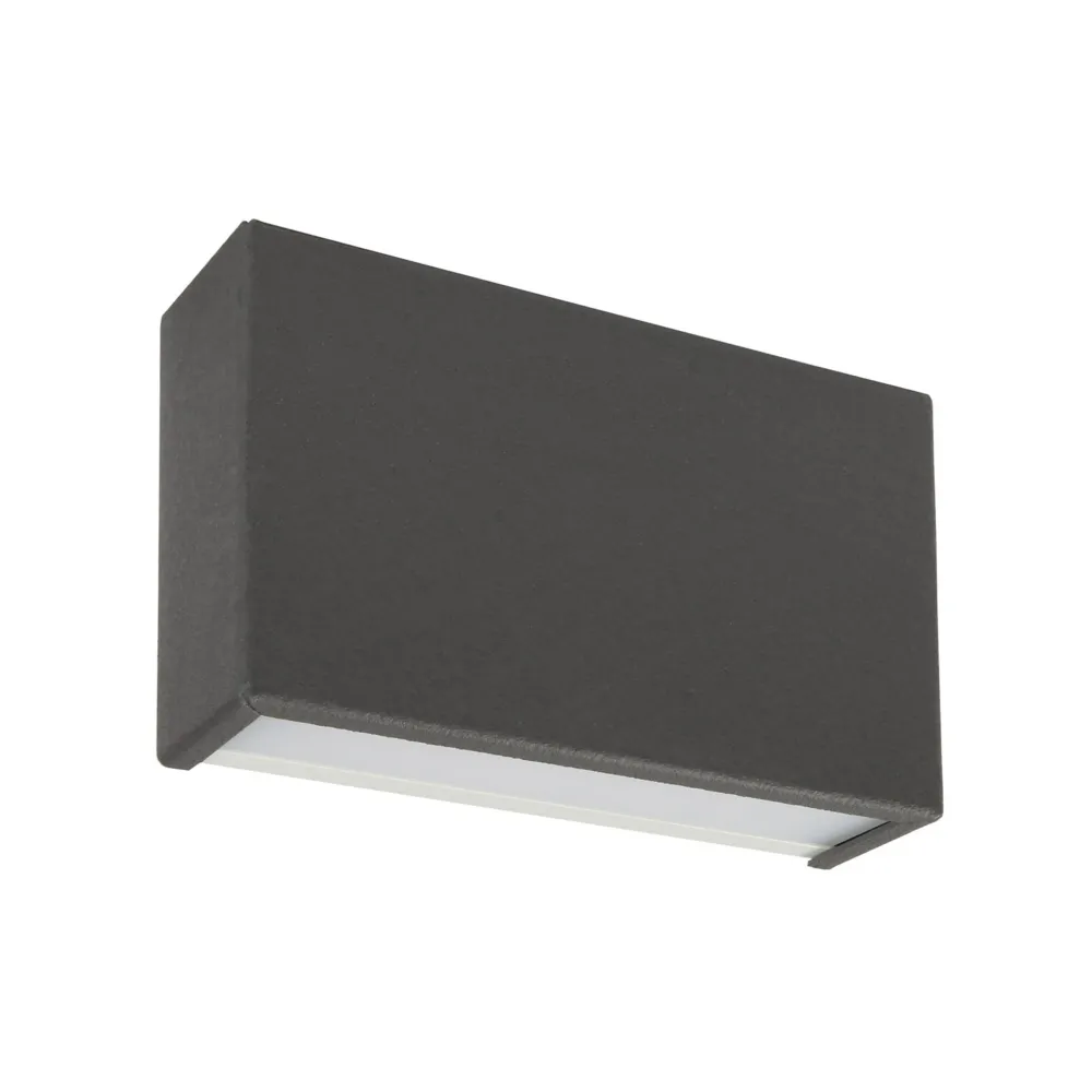 Applique Da Parete-Linea Light Applique led 10w 4000k box w2 bi emissione cemento
