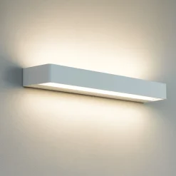 Applique Da Parete-Linea Light Applique led 30w 3000k metal bianca