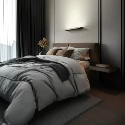 Applique Da Parete-Linea Light Applique led 36w 3000k marrone regolo 320 mono emissione