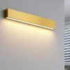 Applique Da Parete-Linea Light Applique led 28w 2700k mono emissione box w1 ottone