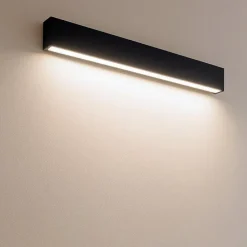 Applique Da Parete-Linea Light Applique led 28w 4000k mono emissione box w1 nero