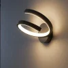 Applique Da Parete-Top Light Applique led 12w 3000/4000k nera tornado toplight moderna