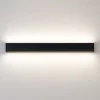 Applique Da Parete-Linea Light Applique led 41w 3000k nero box w2 bi emissione