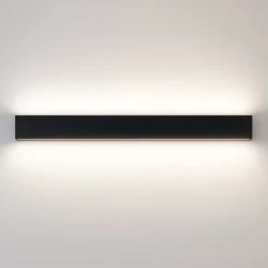 Applique Da Parete-Linea Light Applique led 41w 3000k nero box w2 bi emissione
