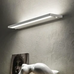 Applique Da Parete-Stilnovo Applique led 19w 3000k orientabile bianco tablet
