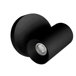 Applique Da Parete-Linea Light Applique led 11w 3000k orientabile bart s nero