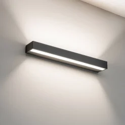 Applique Da Parete-Linea Light Applique led 51w 3000k regolo antracite