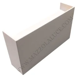 Applique Da Parete-IsyLuce Applique led 12w 4000k rettangolare bianco moderna