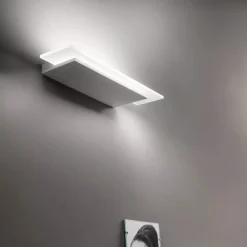 Applique Da Parete-Linea Light Applique led 27w dublight w moderna bianca