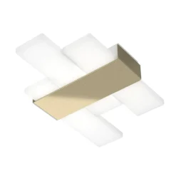 Applique Da Parete-Top Light Applique led 16w moderna toplight flight oro