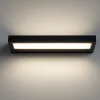 Applique Da Parete-Stilnovo Applique led 38w nera tablet design moderna per soggiorno