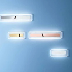 Applique Da Parete-Linea Light Applique antille s cromo moderna led 28w 3000k