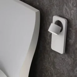 Applique Camera Da Letto-Linea Light Applique beebo w bianco led 5w 3000k per camera da letto con interruttore