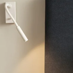Applique Camera Da Letto-Selezionato da Mazzolaluce Applique luce comodino camera da letto led 3w 3000k bianco braccio orientabile