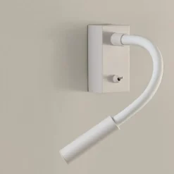 Applique Camera Da Letto-Selezionato da Mazzolaluce Applique luce comodino camera da letto led 3w 3000k bianco braccio orientabile