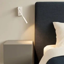 Applique Camera Da Letto-Selezionato da Mazzolaluce Applique luce comodino camera da letto led 3w 3000k bianco braccio orientabile