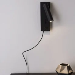 Applique Camera Da Letto-Selezionato da Mazzolaluce Applique luce orientabile per camera da letto nero