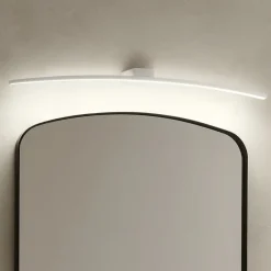 Applique Da Bagno-Top Light Applique luce specchio bagno curvo bianco 3000k