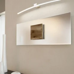 Applique Da Bagno-Top Light Applique luce specchio bagno curvo bianco 3000k