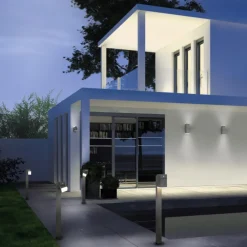 Applique Da Esterno-Selezionato da Mazzolaluce Applique luci orientabili per esterno led 3000k antracite anti corrosione