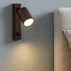 Applique Camera Da Letto-Selezionato da Mazzolaluce Applique marrone orientabile per comodino camera da letto