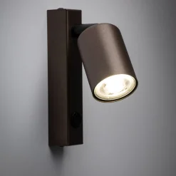 Applique Camera Da Letto-Selezionato da Mazzolaluce Applique marrone orientabile per comodino camera da letto