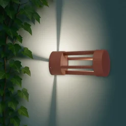 Applique Da Esterno-Selezionato da Mazzolaluce Applique marrone per esterno led 7w 3000k