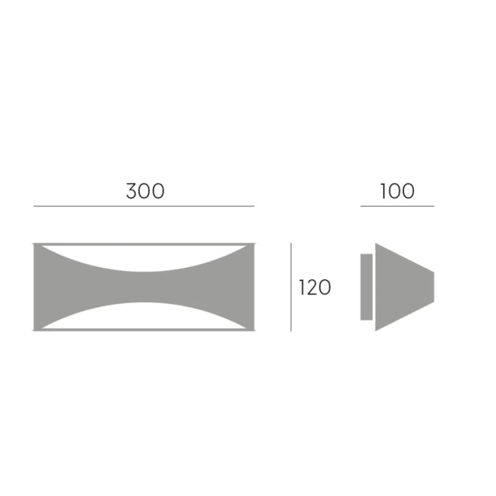 Applique Da Esterno-Selezionato da Mazzolaluce Applique marrone per esterno balcone moderno led 12w 4000k ip65